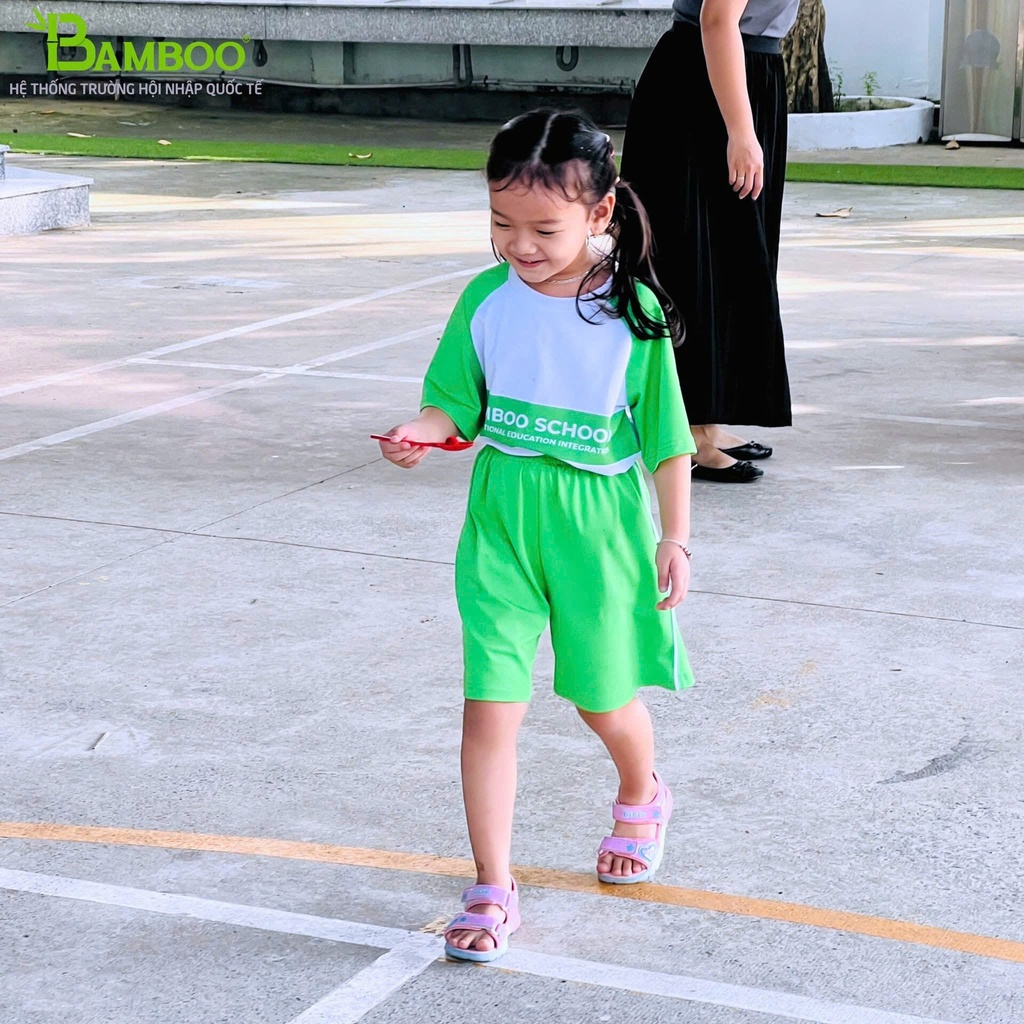 Quần thể dục Bamboo tiểu học 2024