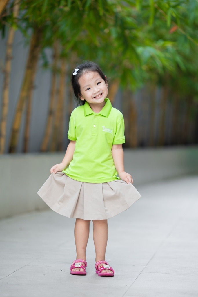 Váy chính khóa Bamboo tiểu học 2024
