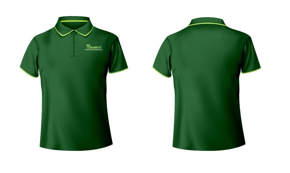 Áo chính khóa Bamboo trung học 2024