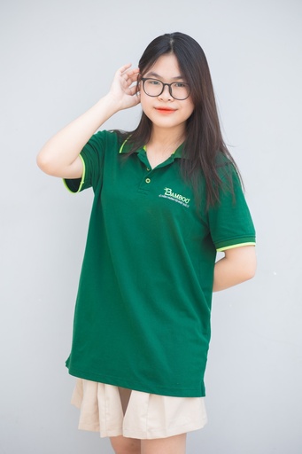 Áo chính khóa Bamboo trung học 2024